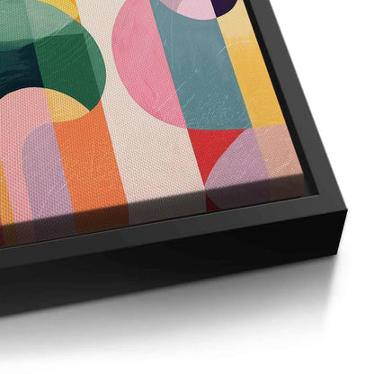 Vibrant Modern Shape  - Canvas