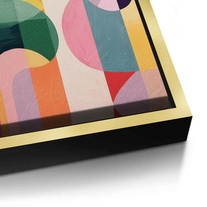 Vibrant Modern Shape  - Canvas