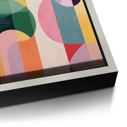 Vibrant Modern Shape  - Canvas