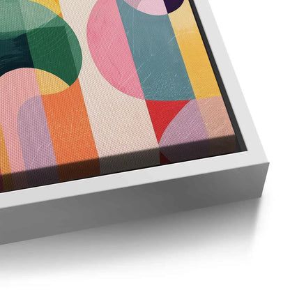 Vibrant Modern Shape  - Canvas