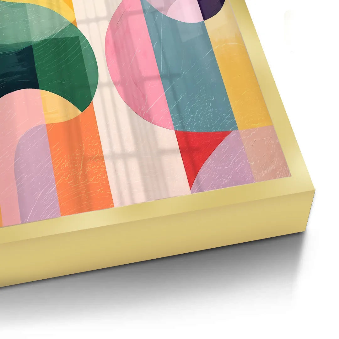 Vibrant Modern Shape - Fine Art - Jasmineart.ae