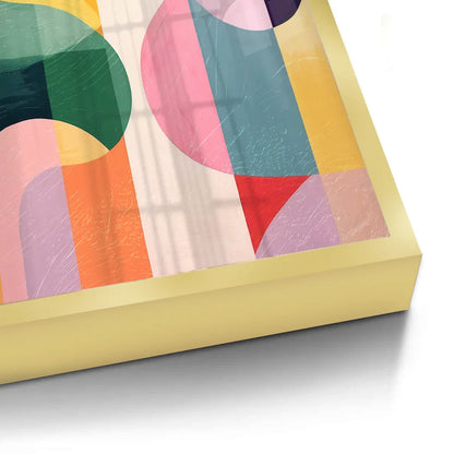 Vibrant Modern Shape - Fine Art