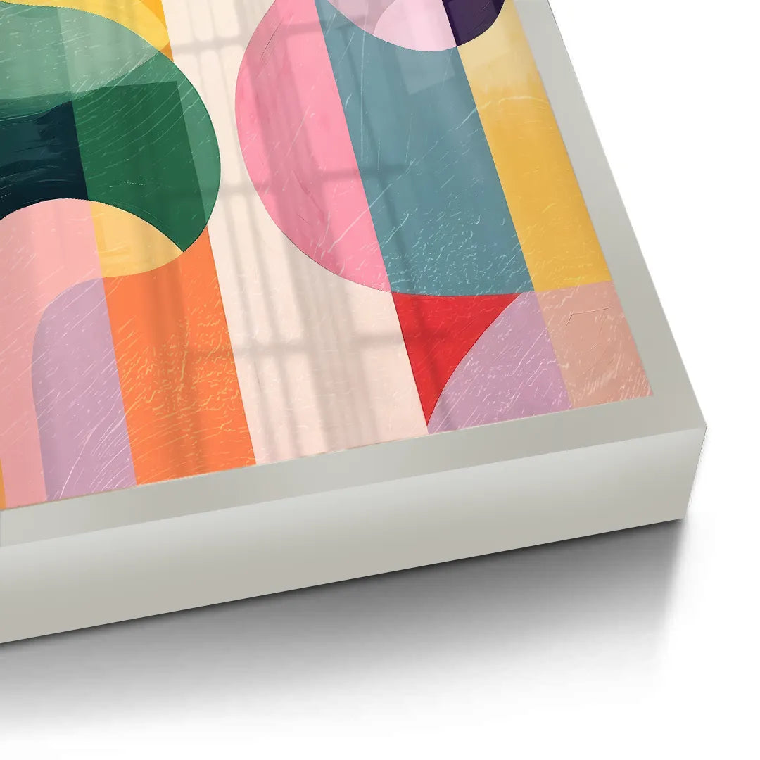 Vibrant Modern Shape - Fine Art - Jasmineart.ae