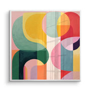 Vibrant Modern Shape - Fine Art - Jasmineart.ae
