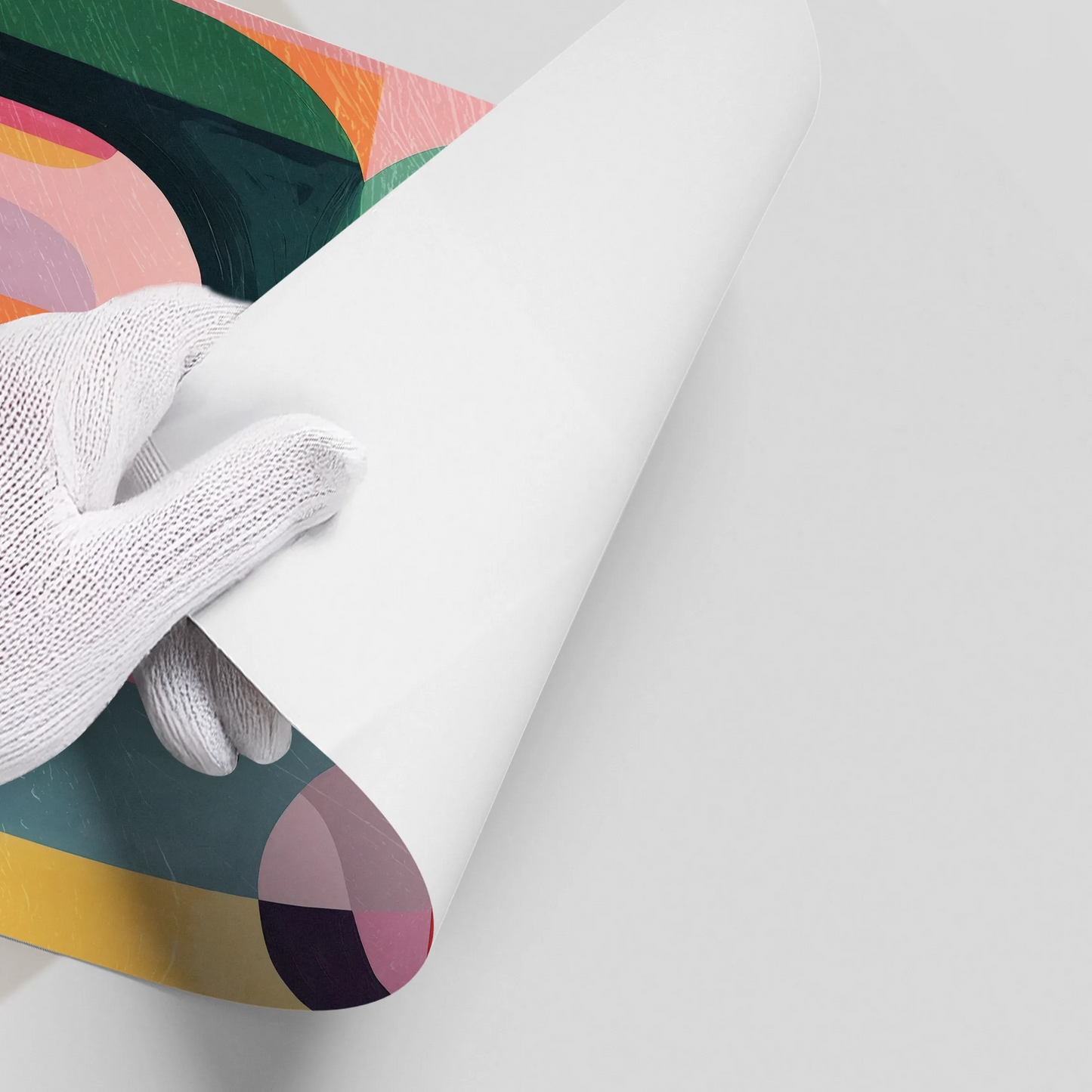 2Vibrant Modern Shape - Poster