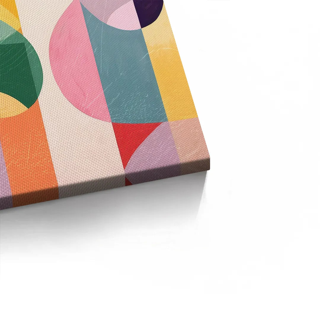 2Vibrant Modern Shape  - Canvas