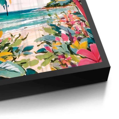 Vibrant Tropical Palm Tree - Fine Art