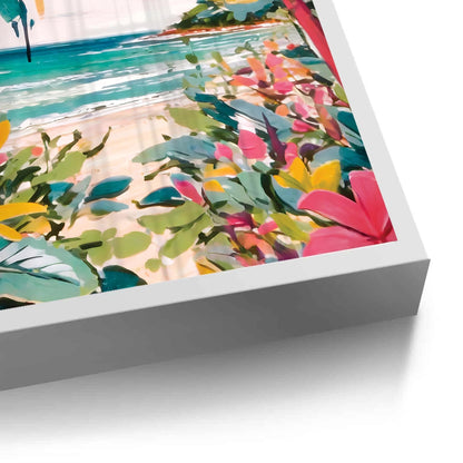 Vibrant Tropical Palm Tree - Fine Art