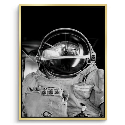 Vintage Astronaut - Canvas