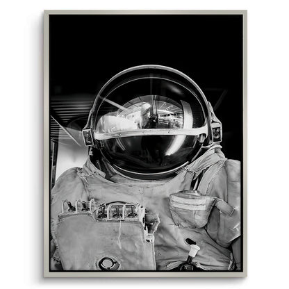 Vintage Astronaut - Canvas