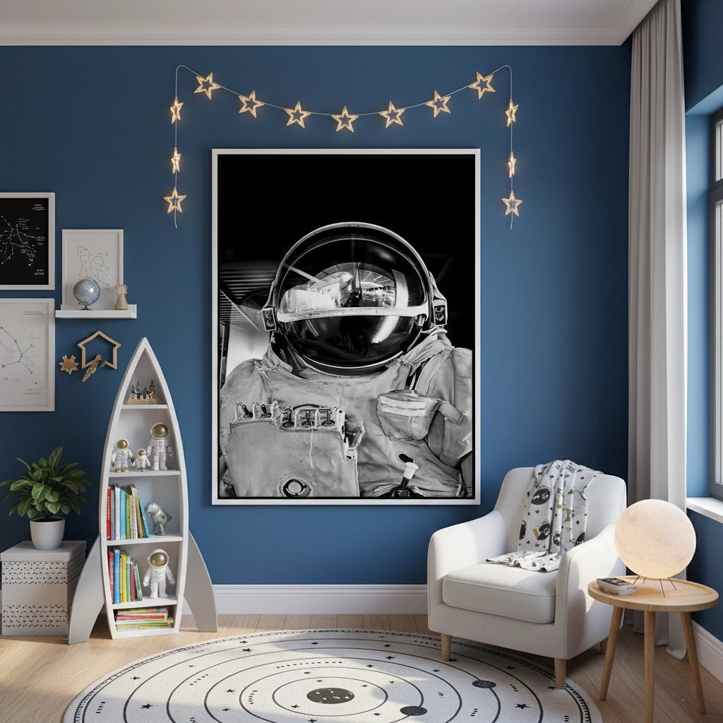 2Vintage Astronaut - Canvas
