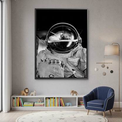 Vintage Astronaut - Canvas