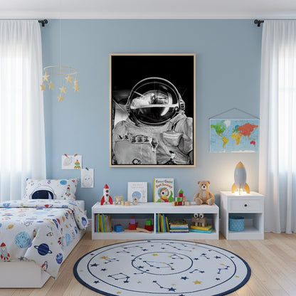 Vintage Astronaut - Canvas