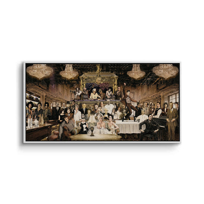 Vintage Celebrity Gathering - Canvas