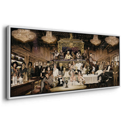 Vintage Celebrity Gathering - Canvas