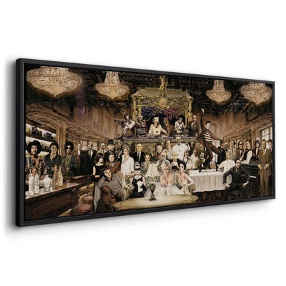 Vintage Celebrity Gathering - Canvas