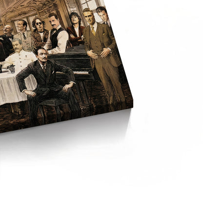 Vintage Celebrity Gathering - Canvas