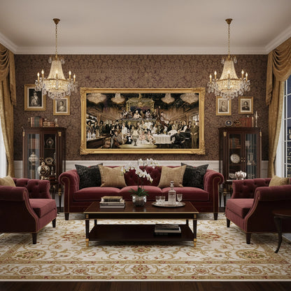Vintage Celebrity Gathering - Canvas
