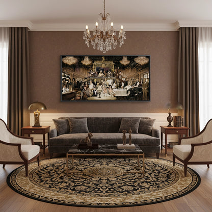 Vintage Celebrity Gathering - Canvas