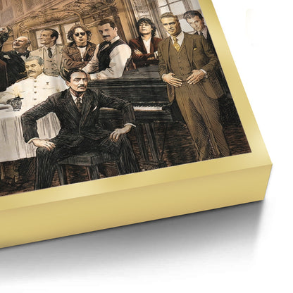 Vintage Celebrity Gathering - Fine Art
