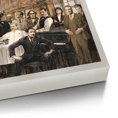 Vintage Celebrity Gathering - Fine Art