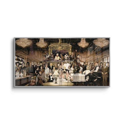 Vintage Celebrity Gathering - Fine Art
