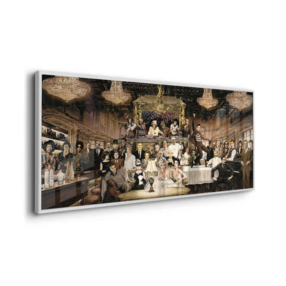 Vintage Celebrity Gathering - Fine Art