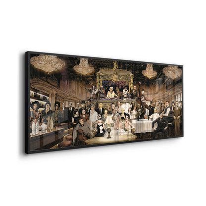 Vintage Celebrity Gathering - Fine Art