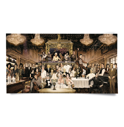 Vintage Celebrity Gathering - Poster