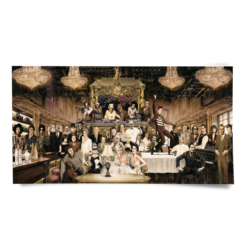 Vintage Celebrity Gathering - Poster