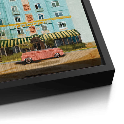 Vintage Miami Beach - Canvas