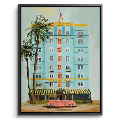 Vintage Miami Beach - Canvas