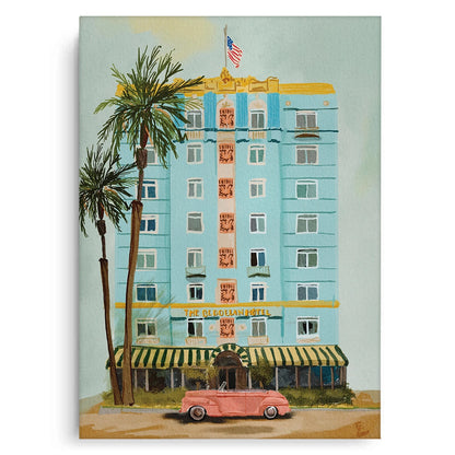 Vintage Miami Beach - Canvas