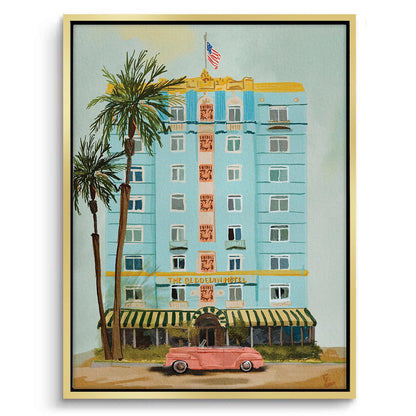 Vintage Miami Beach - Canvas