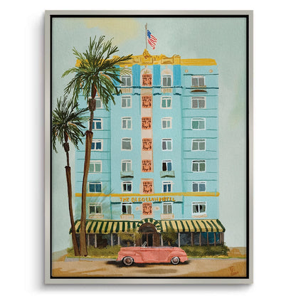 Vintage Miami Beach - Canvas