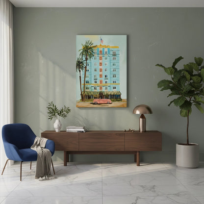 Vintage Miami Beach - Canvas