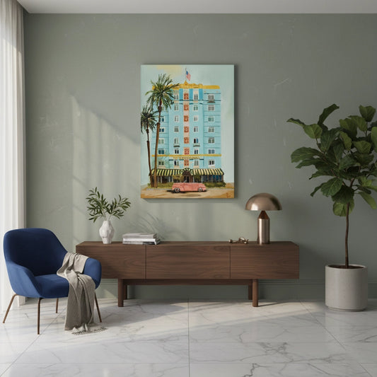 Vintage Miami Beach - Canvas