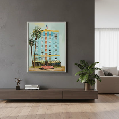 Vintage Miami Beach - Canvas