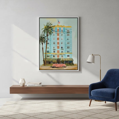 Vintage Miami Beach - Canvas