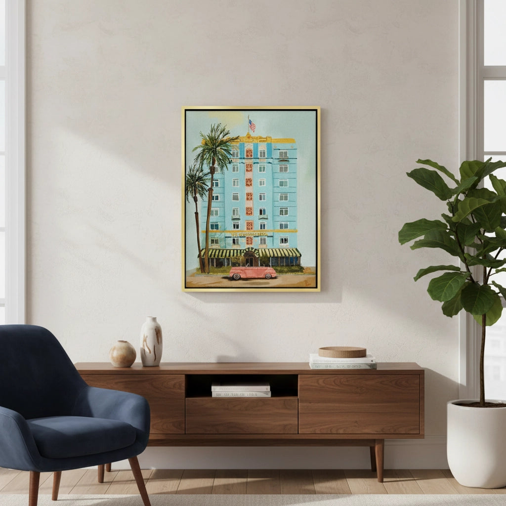 2Vintage Miami Beach - Canvas
