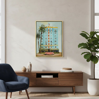 Vintage Miami Beach - Canvas