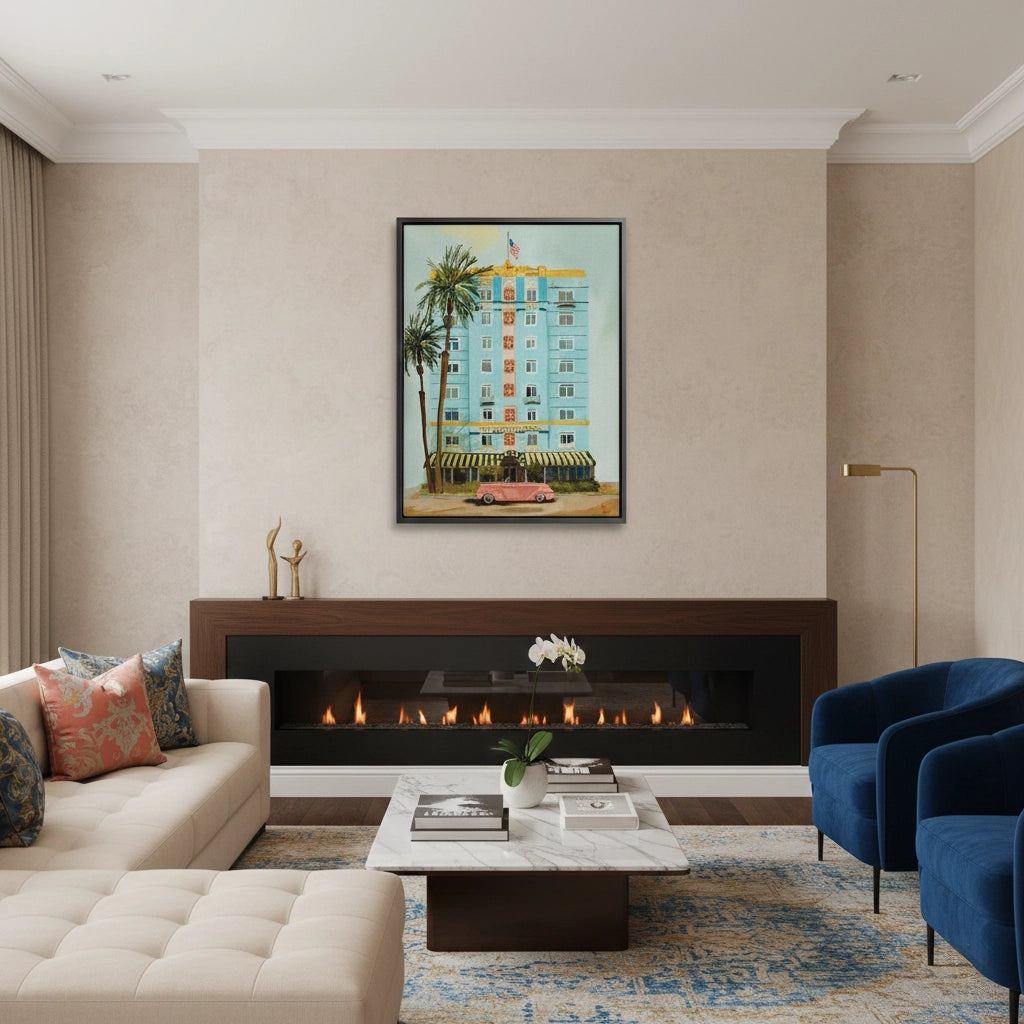 2Vintage Miami Beach - Canvas