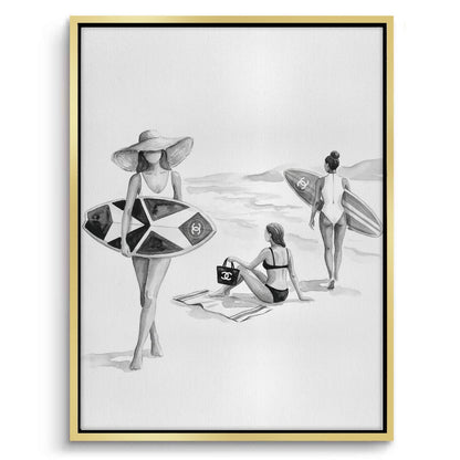 Vogue on the Waves - Canvas