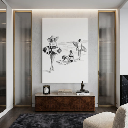 Vogue on the Waves - Canvas