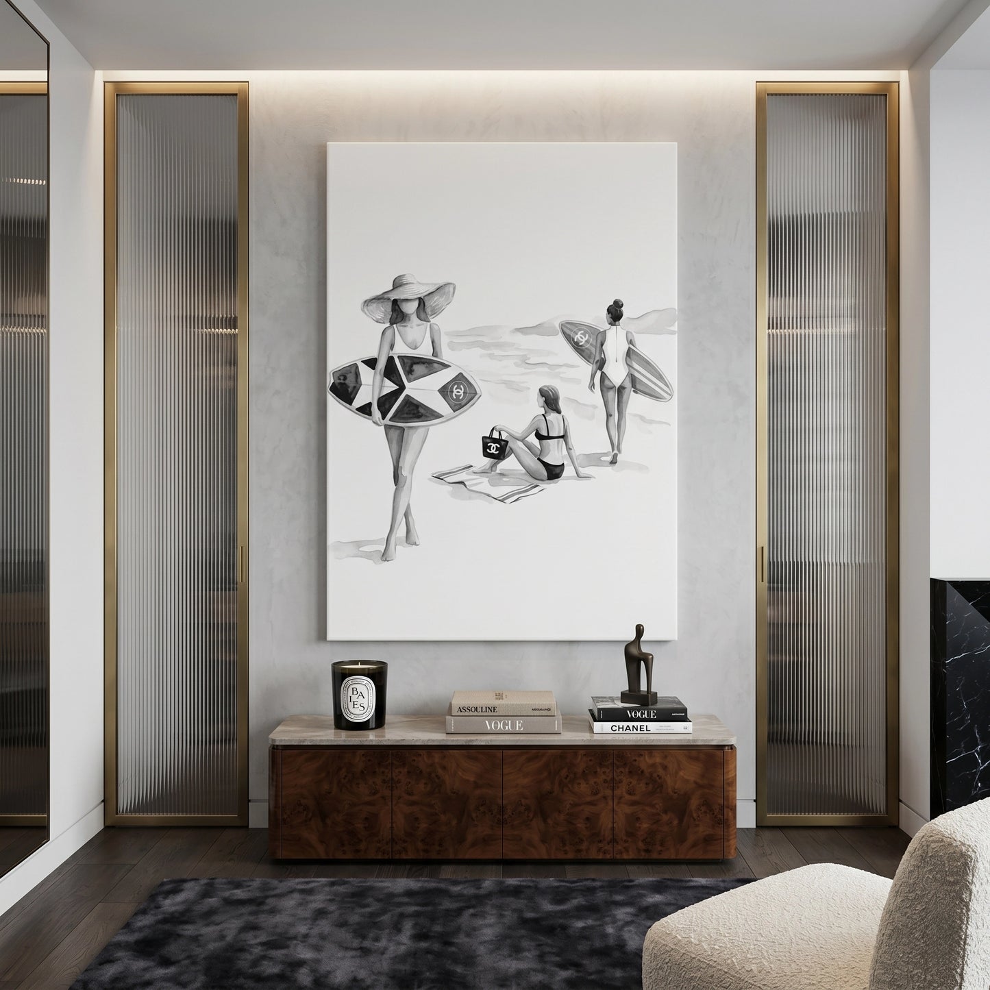 2Vogue on the Waves - Canvas