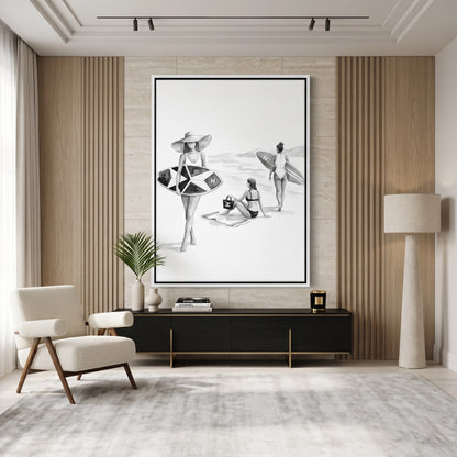 Vogue on the Waves - Canvas