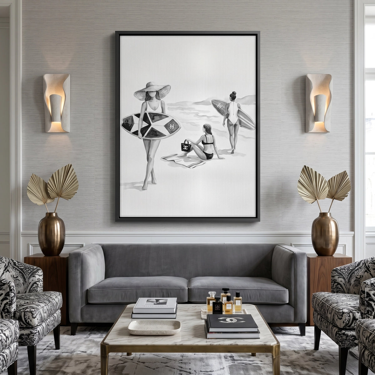 Vogue on the Waves - Canvas