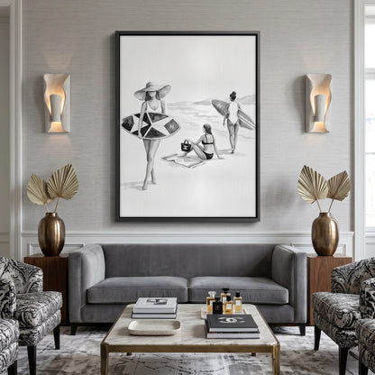 Vogue on the Waves - Canvas