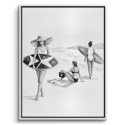 Vogue on the Waves - Canvas