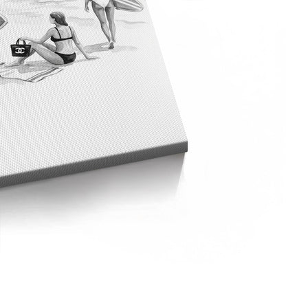 Vogue on the Waves - Canvas
